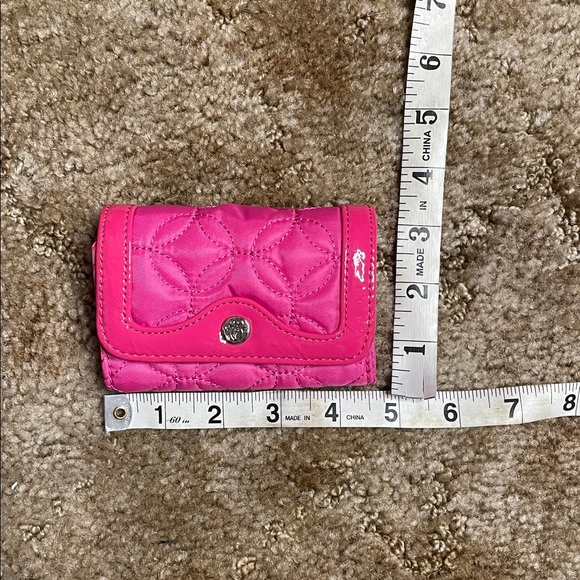 Vera Bradley Plaza And Key Wallet Pink - Picture 3 of 4